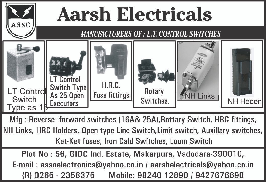 Image for AARSH ELECTRICALS